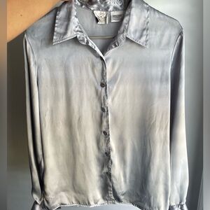 Vintage Satin Button up